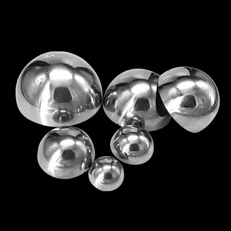 Diameter 50mm 60mm 70mm 80mm 90mm 100mm half hollow stainless steel ball hemispheres for sale