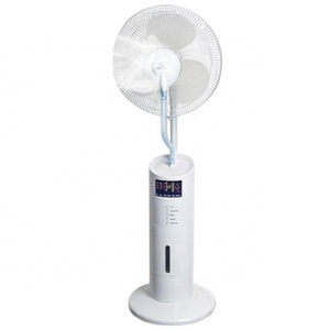 White oem adjustable 2 in 1 electric spray humidifier portable industrial large stand air 3 speed water cooling outdoor mist fan