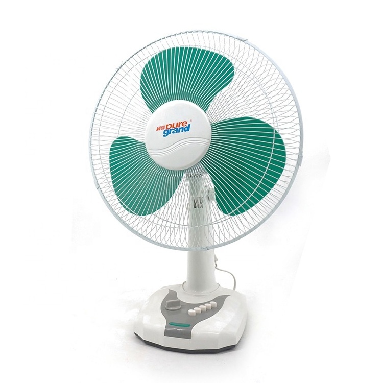 Export adjustable oscillating portable summer cool office retro high speed electric 16 inch desktop table desk small fan