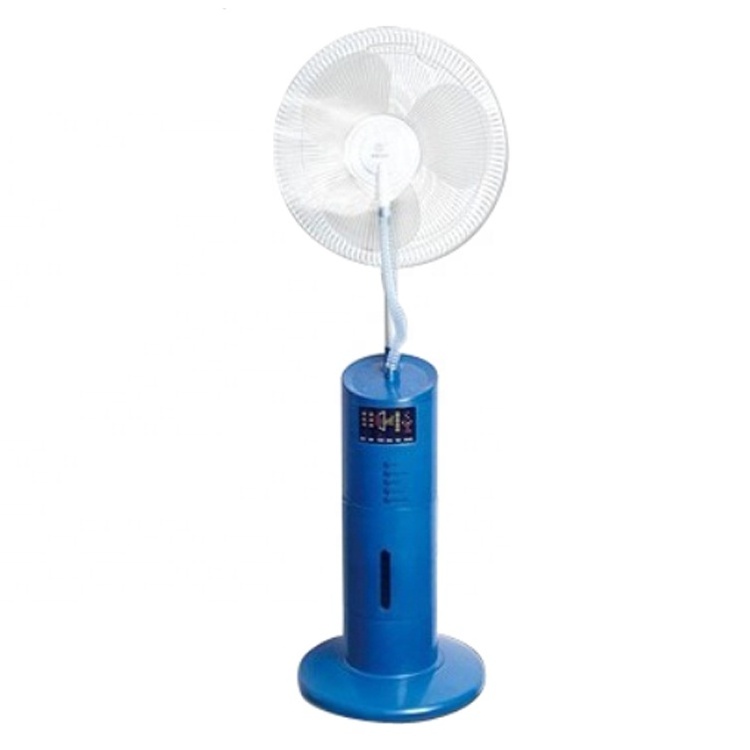 White oem adjustable 2 in 1 electric spray humidifier portable industrial large stand air 3 speed water cooling outdoor mist fan