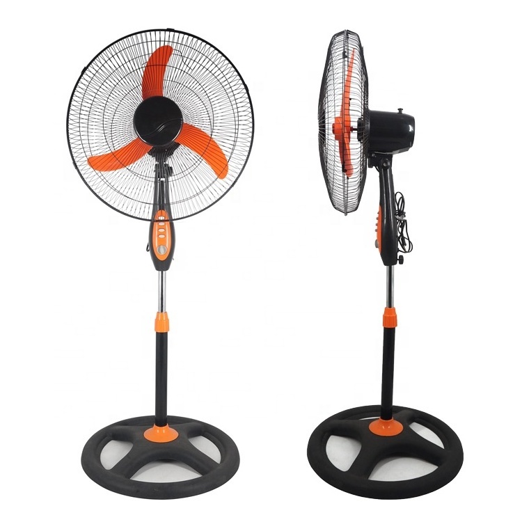 Strong wind oem exterior vertical ventilador de pedestal retro air cooling fancheap 3speed control 18inch stand electric fan