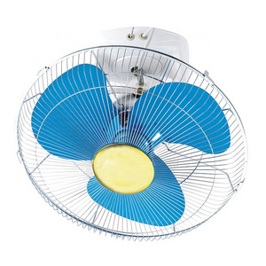 16 Inch industrial low watt ceiling commercial metal blade electric ac dc oscillating high speed orbit retro orient ceiling fan