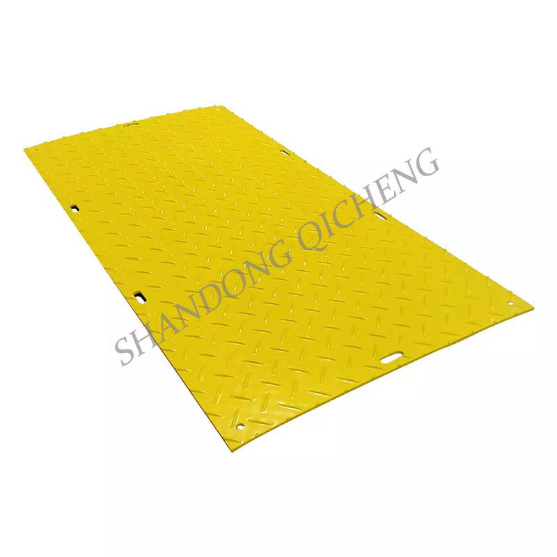 Discount Diamond Pattern HDPE High Density PE Plastic Temporary Road Mats For Swamp