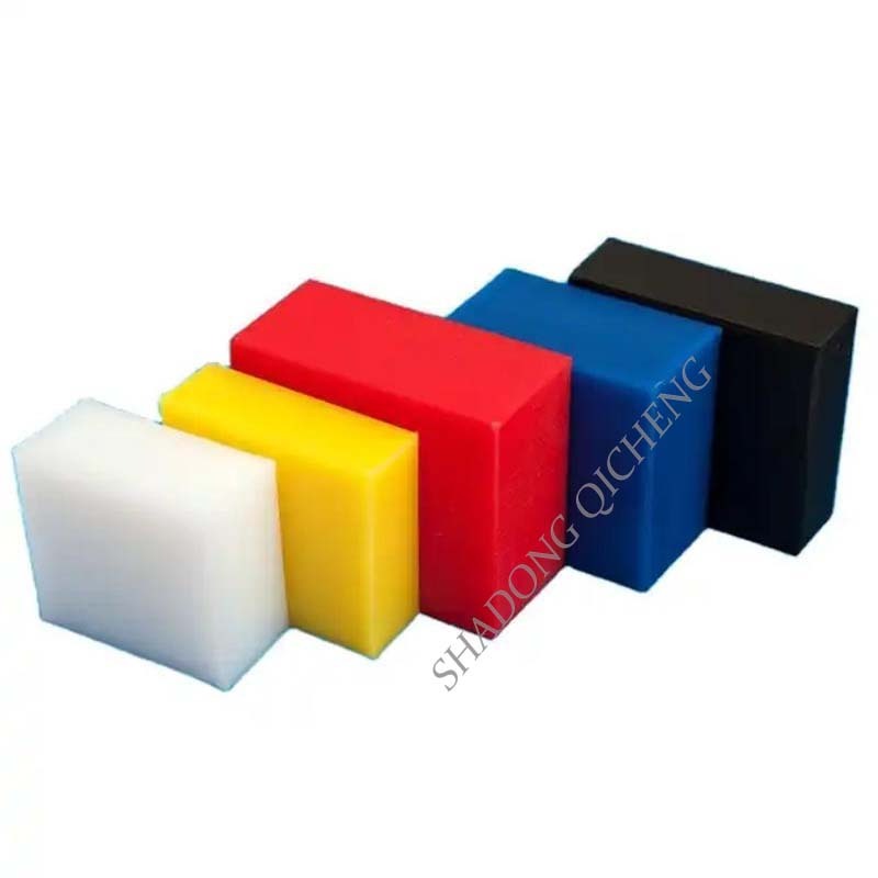 Durable HDPE UHMWPE Color Customized Hard Plastic Sheet Anti Aging PE1000 Blocks