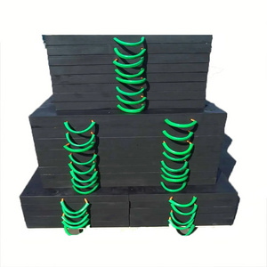 Cushion  And Stable Block Crane Foot Support Plate Jacking Base Pads