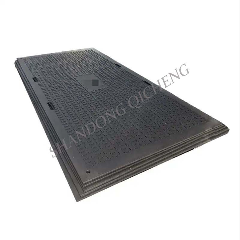 Discount Diamond Pattern HDPE High Density PE Plastic Temporary Road Mats For Swamp