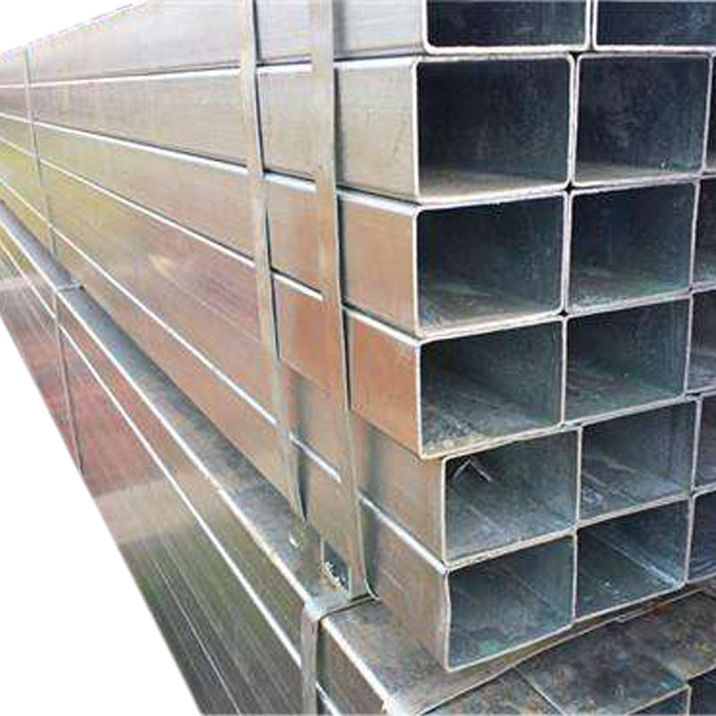 Galvanized steel square tube 40*40mm  hot dip GI tube for structure galvanized steel tube 50*100mm aisi hollow rectangular