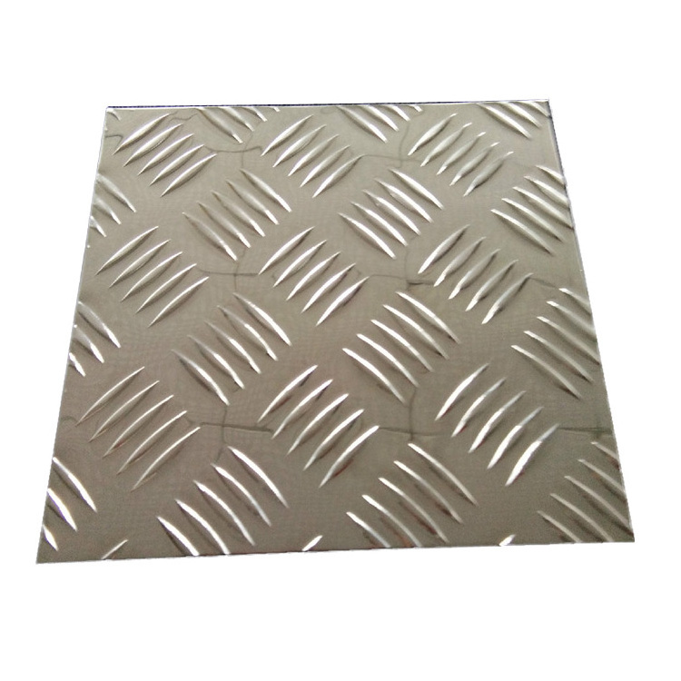 Stainless Steel Pattern Plate 301 304 316 Diamond/Tread Chequered Anti Skid Embossed Checkered Stainless Steel Sheet