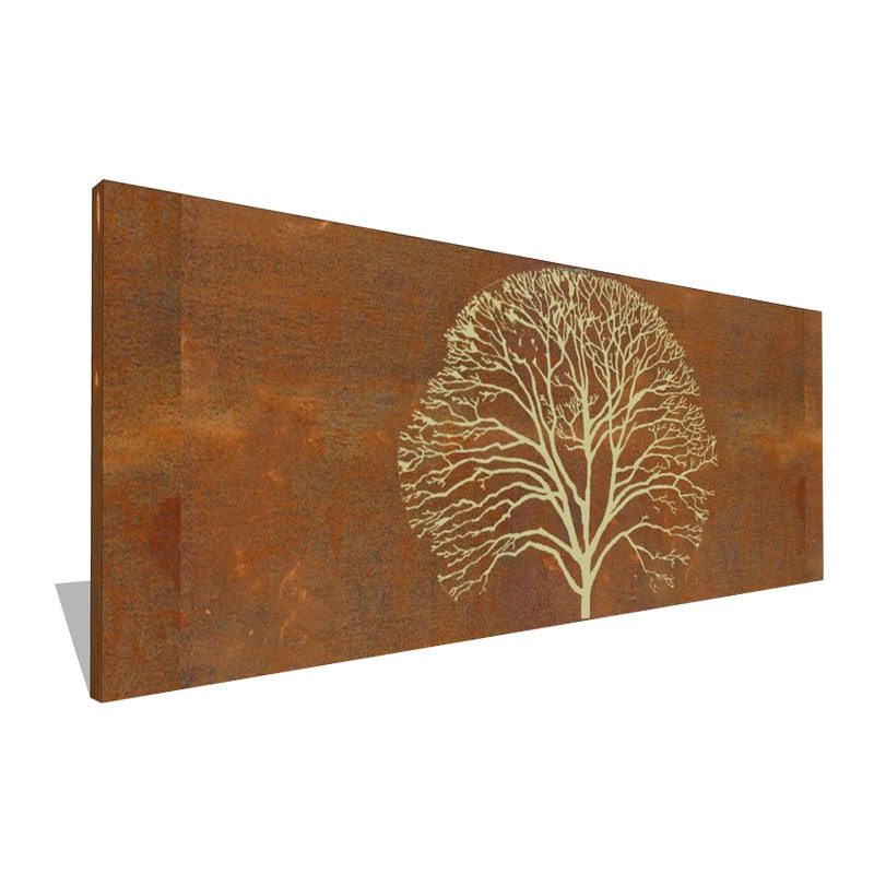 corten steel plate and sheet for handrail fireplace grill with price list