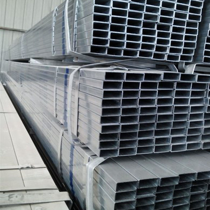 Galvanized steel square tube 40*40mm  hot dip GI tube for structure galvanized steel tube 50*100mm aisi hollow rectangular