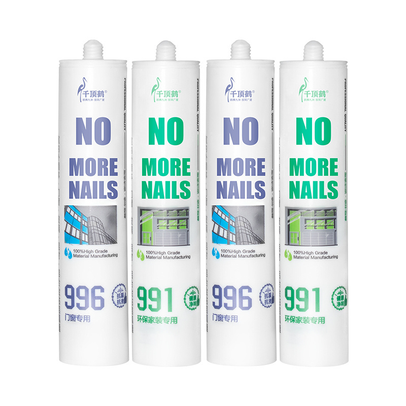 fast dry no more nails tube glue sealant silicone strong nail free adhesive glue 300ml acrylic liquid nails glue