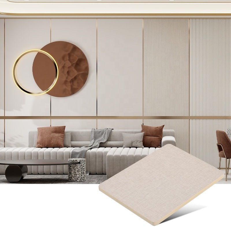 Wood Grain Integrated Wallboard Pvc Wall Panelling For Interior Decoration