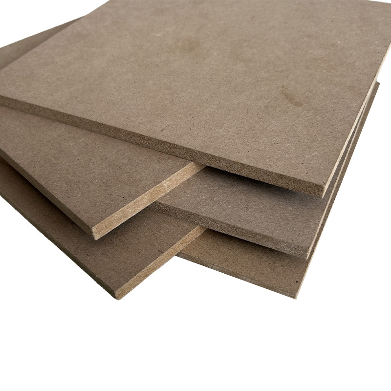 High Quality 3mm 6mm 9mm Wood Natural Veneer MDF Panel Sheet Plain Raw MDF Board for Cabinet and Furniture