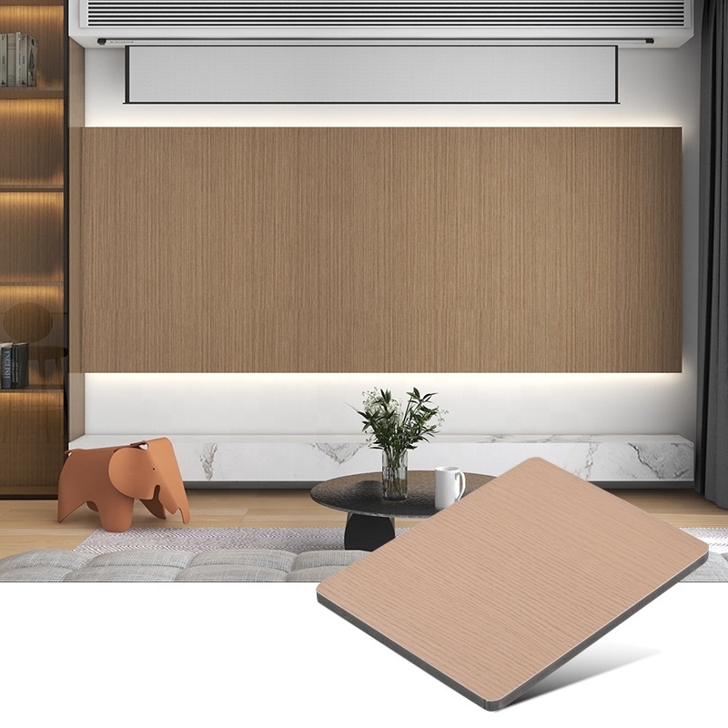 Bamboo Interior Grey Covered Composite Acoustic Bamboo Fiber Panels Integrated Wall Paneling