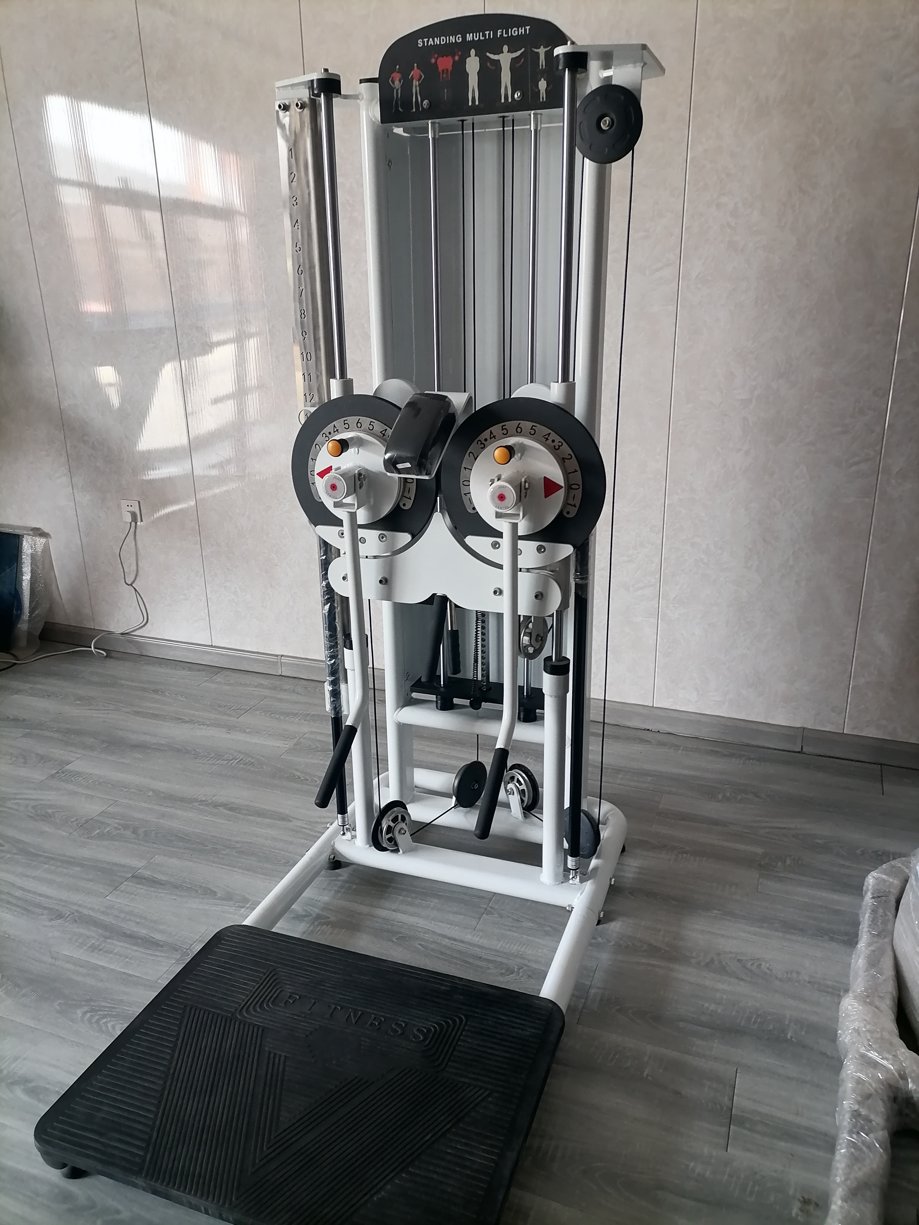 Gym Equipment standing Lateral Raise Machine with loading Strength Training Machine