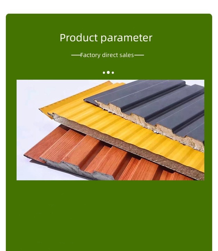 Thermal decorative siding panels exterior wall structural insulated panel Foam Sandwich Panel