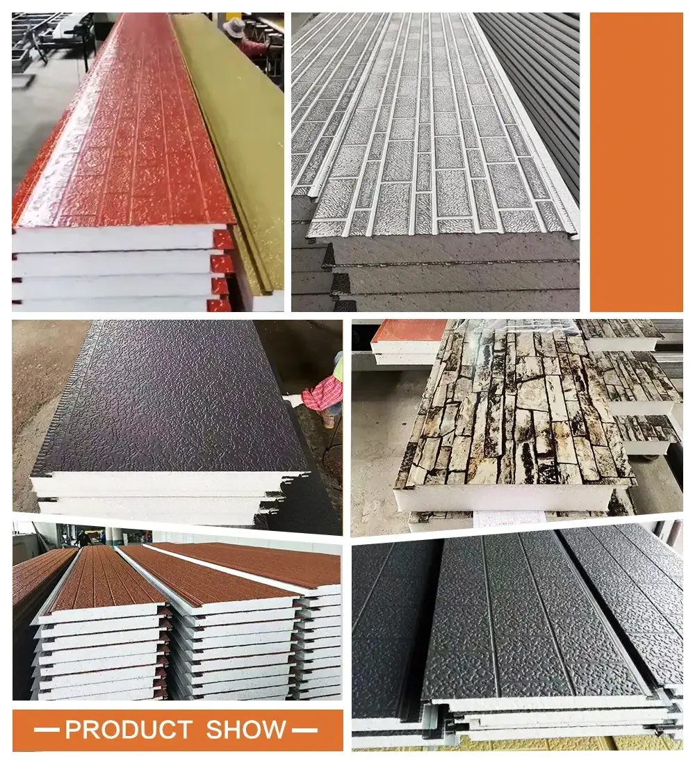 Fire Resistance Sound Insulation panel sandwich wall foam panel walls eps sandwich panel for UAE/Saudi Arabia/Qatar