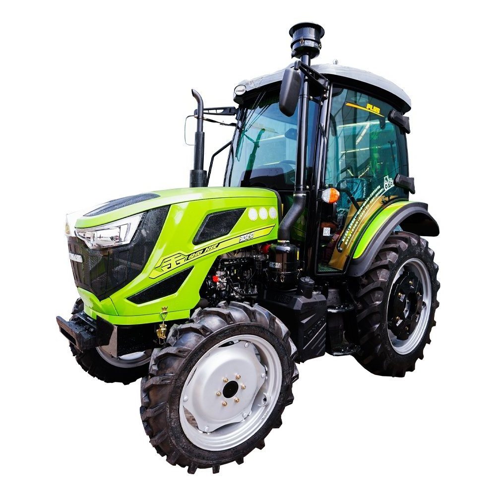 Farming Small Agricultural Machinery 90HP Tractors Price Ploughing Equipment with Front End Loader Mini 4WD