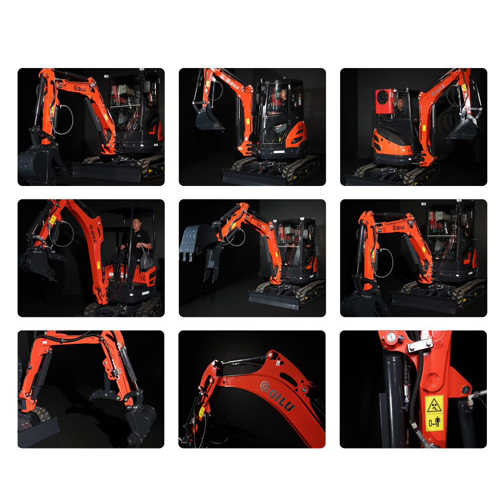 Kubota engine 2500kg small digger CE/EPA/EURO 5 compact mini excavators 2.5 ton prices