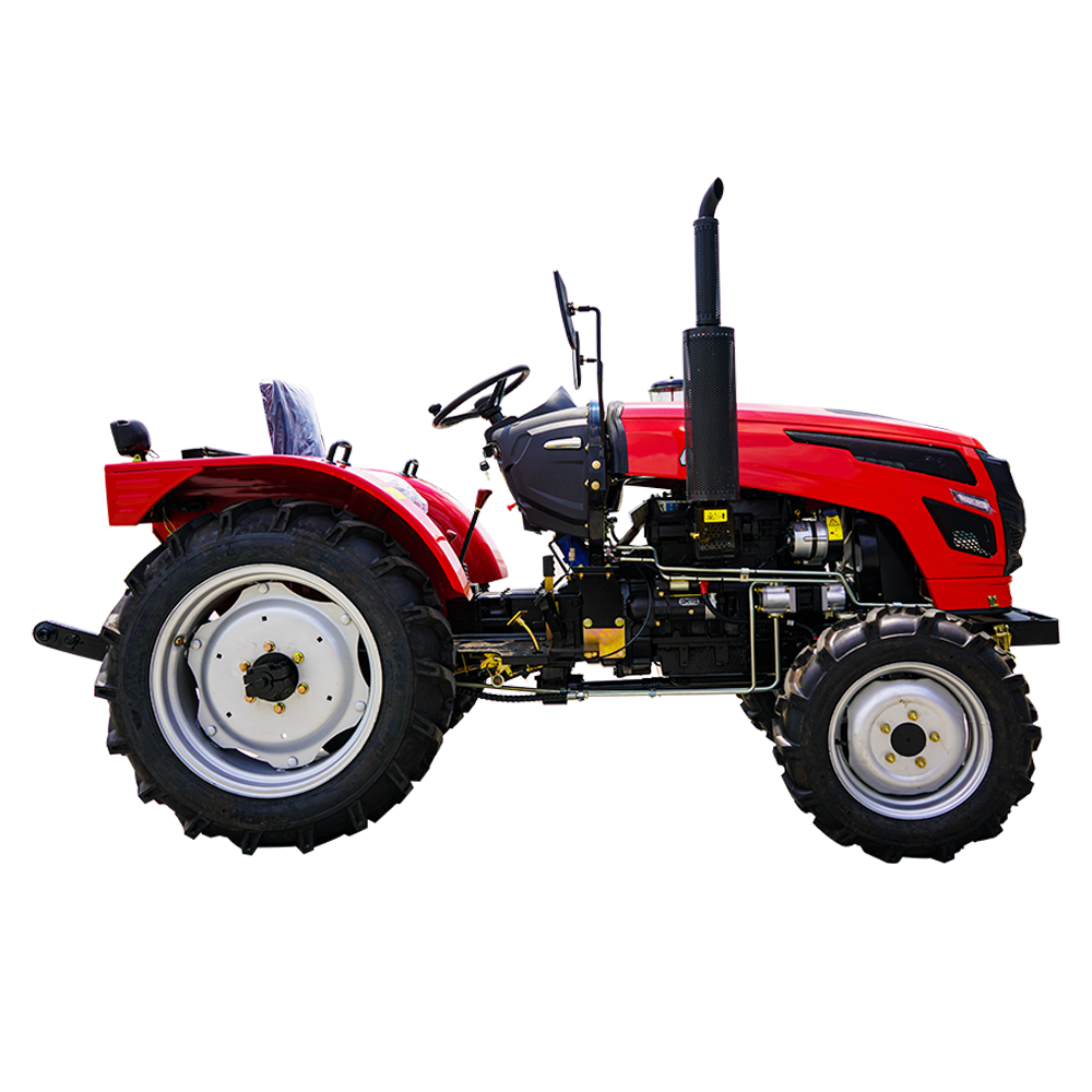 Agricultural Machine farm multipurpose compact tractor with loader and backhoe with plough for agriculture