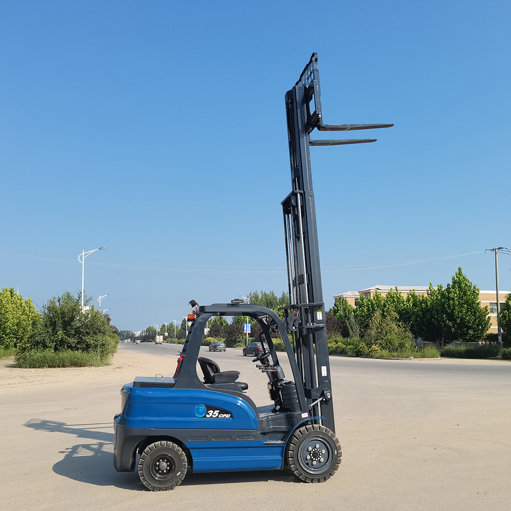 Factory price forklift With EPA electric 3 ton 3.5 ton 4 ton 5 ton lithium battery Fully hydraulic forklift truck price