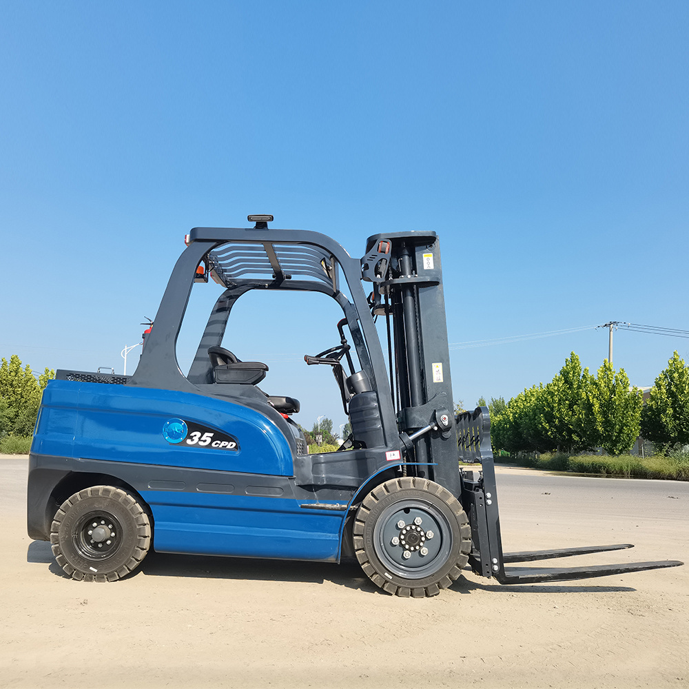 Factory price forklift With EPA electric 3 ton 3.5 ton 4 ton 5 ton lithium battery Fully hydraulic forklift truck price