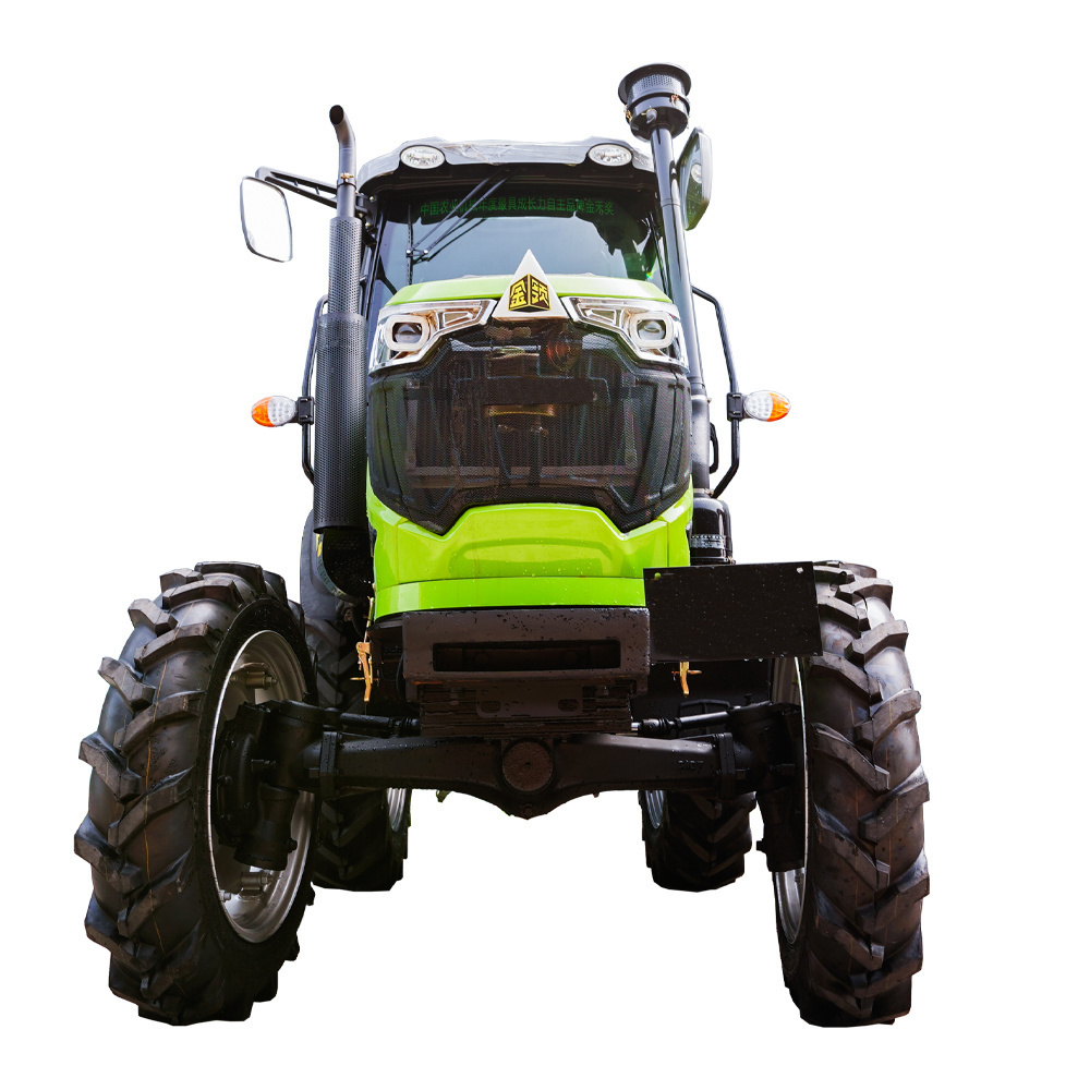 Farming Small Agricultural Machinery 90HP Tractors Price Ploughing Equipment with Front End Loader Mini 4WD