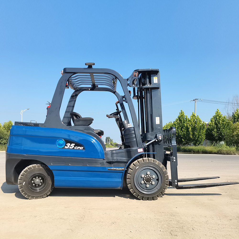 Factory price forklift With EPA electric 3 ton 3.5 ton 4 ton 5 ton lithium battery Fully hydraulic forklift truck price