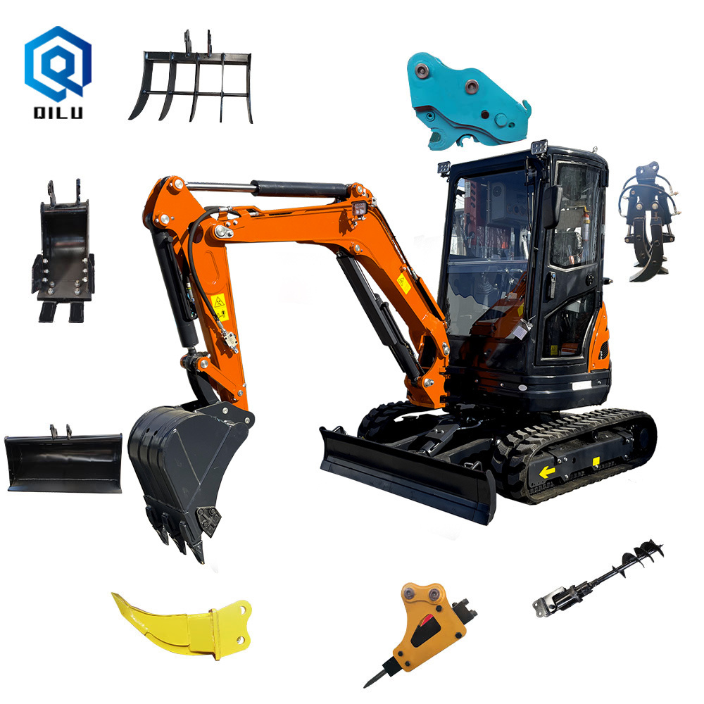 1T 1.8T 2T 2.5T 3T 3.5T Ce Garden Home Farm Household Hydraulic Crawler Micro Small Mini Escavator Digger Bagger Excavators