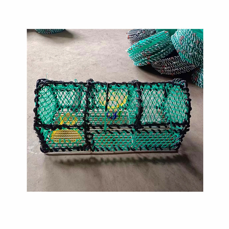 Professional farming trap net for deep seal cage Heavy duty shrimp trap rectangular lobster cage for North European market