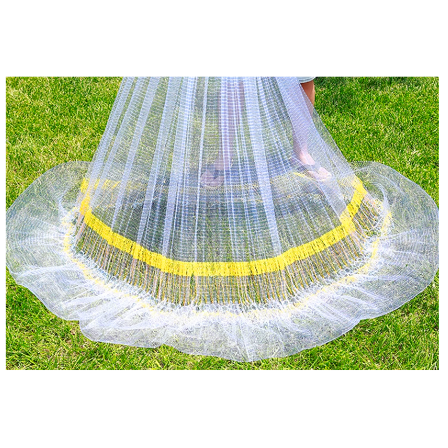 Qinghong  cast net throwing bottom pocket cast net fishing cast net for sale