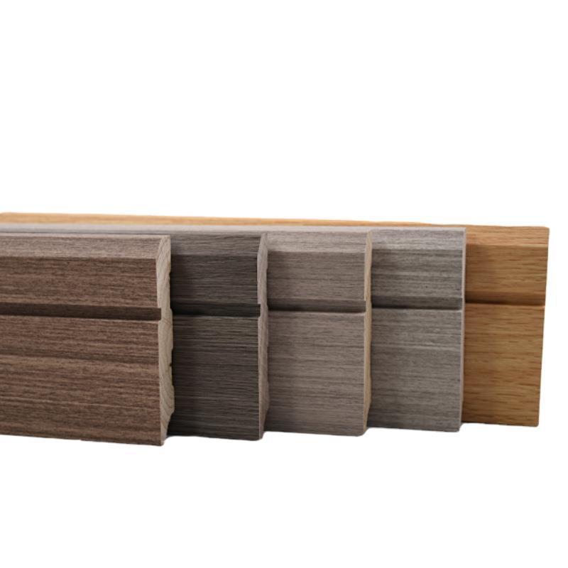 Solid Wood Baseboards waterproof kicking line skirting board