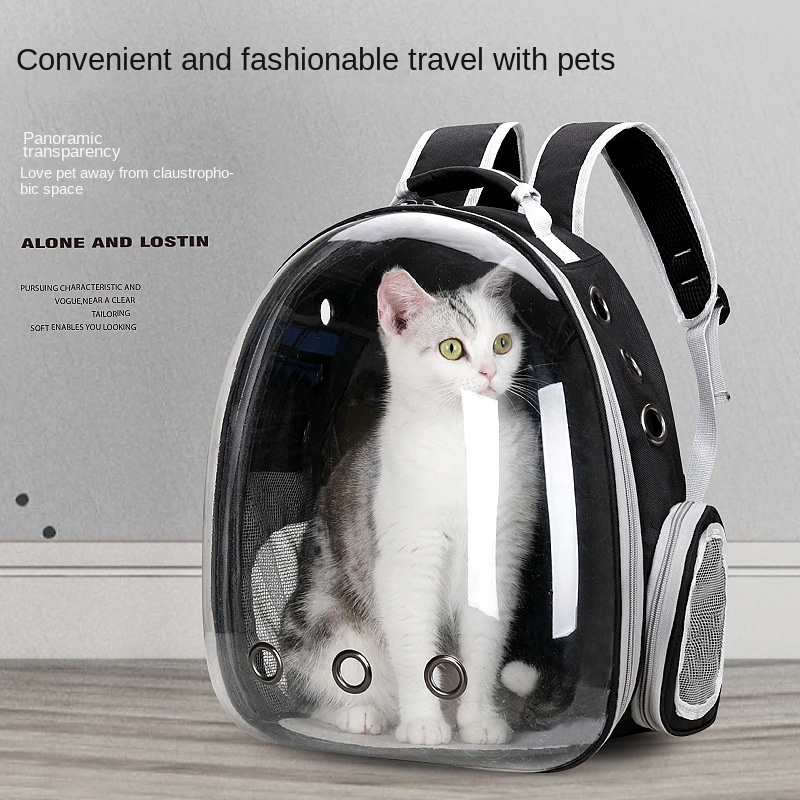 Transparent Pet Carrier Bag Backpack Airline Approved Pet Carrier for Cat Space Capsule Carrier Cat Pet Backpack