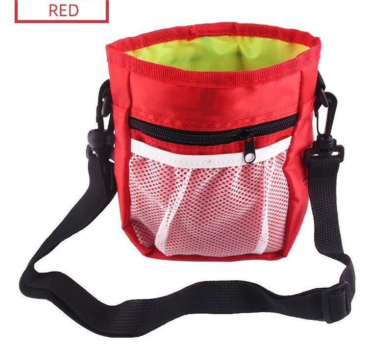 Dog Treat Pouch for Training Dog Treat Bag for Pet Training with Shoulder Strap Tote Carry Kibble Snacks Toys to Reward Walking