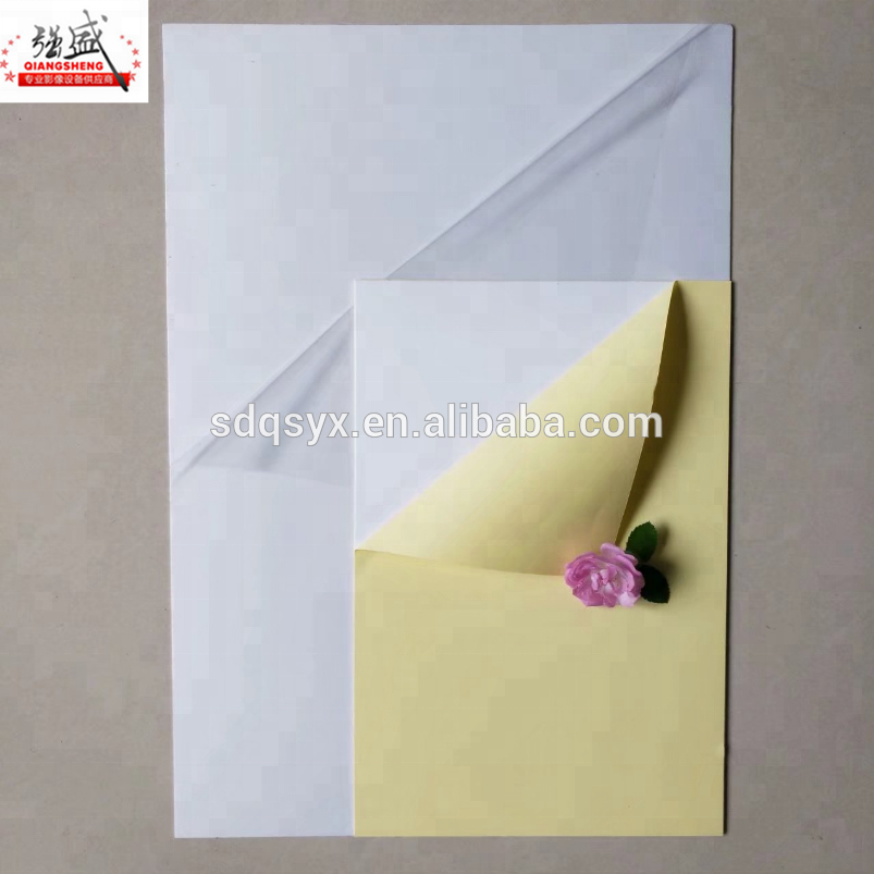 Wedding photobook double side adhesive pvc sheet black 1mm in plastic