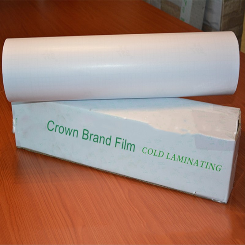 Transparent self adhesive protective PVC cold lamination film for digital photo paper advertising prints