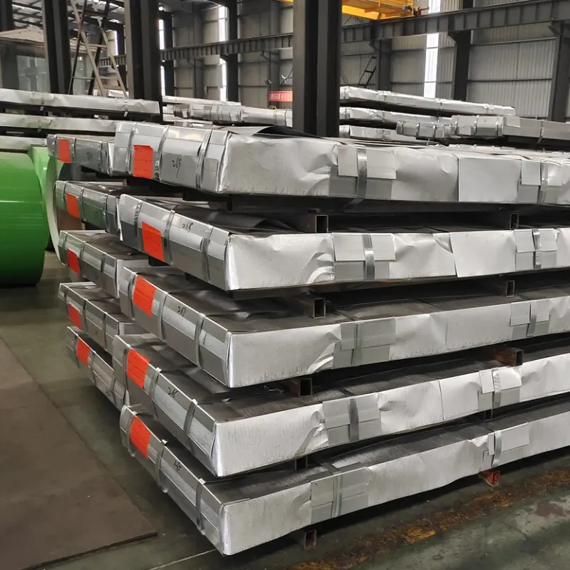 Wholesale corrugated metal galvanized steel 0.12*610mm roofing sheet