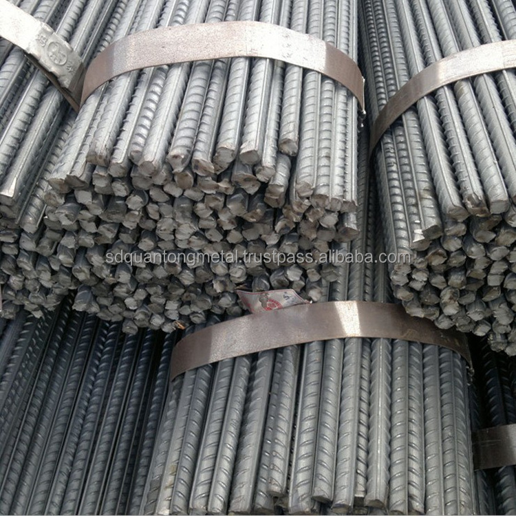 ASTM AISI HRB400 HRB500 GB TMT reinforcement  corrugated steel bars iron rods for building construction