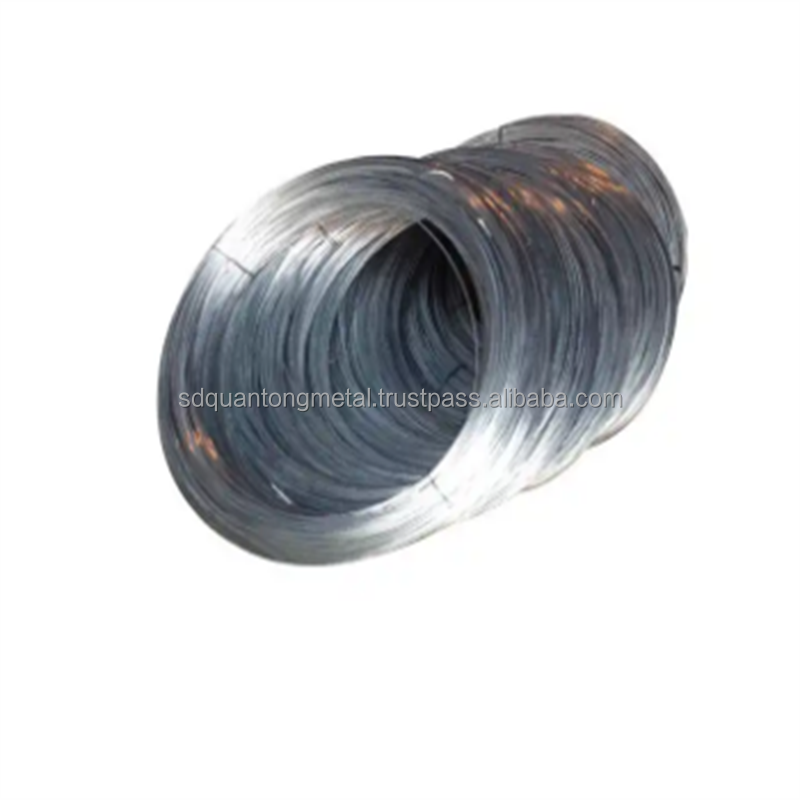 Low carbon Q195 Q235 stainless galvanized steel wire rod rope for construction