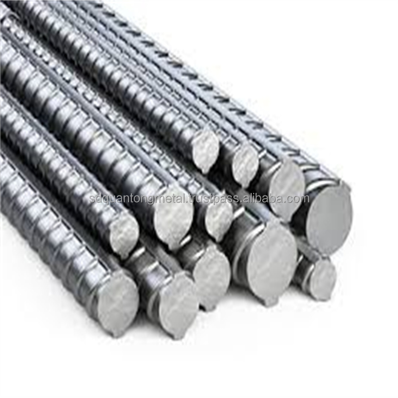 ASTM AISI HRB400 HRB500 GB TMT reinforcement  corrugated steel bars iron rods for building construction