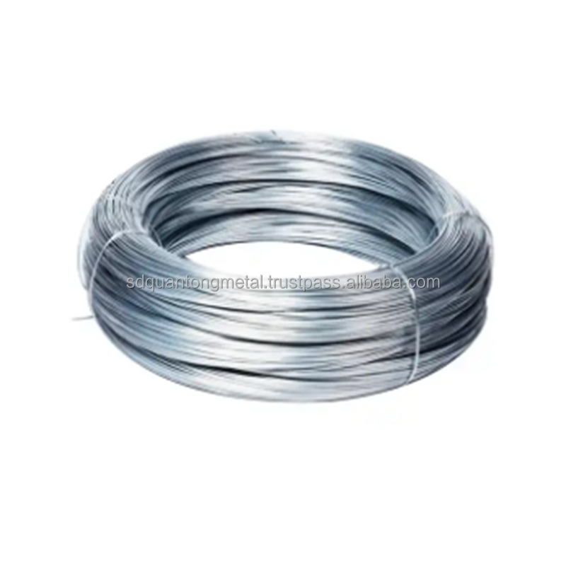 Low carbon Q195 Q235 stainless galvanized steel wire rod rope for construction