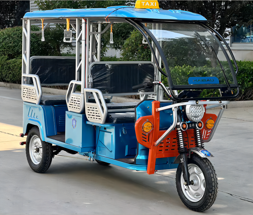 K03  china Hot selling ev car bajaj tuk-tuk 8 seats 3 Wheel Tricycle Solar panel electric tricycle mini Taxi for sale