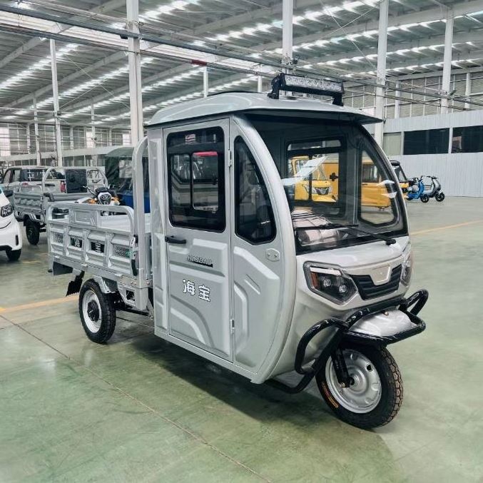 certification fashionable Haibao B02-160 custom family use adult electric three wheel tricycle made in China