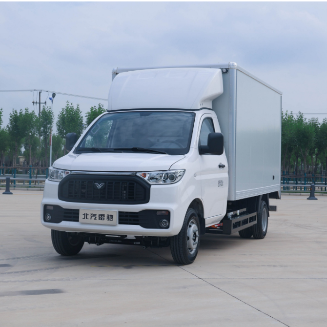 Factory price wholesale BAW brand mini new ev electric truck pickup 2 ton 4x2 light cargo electric cargo delivery truck