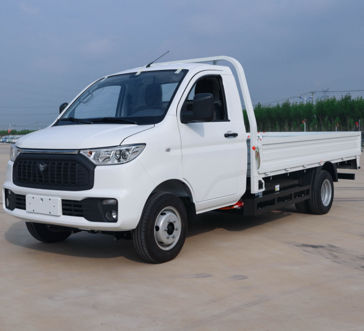 Factory price wholesale BAW brand mini new ev electric truck pickup 2 ton 4x2 light cargo electric cargo delivery truck