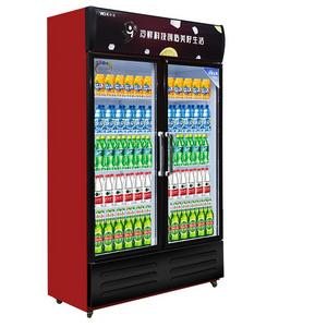 Pepsi Single-Door Refrigerator with Glass Door Cooling Display freezer for Restaurant Application