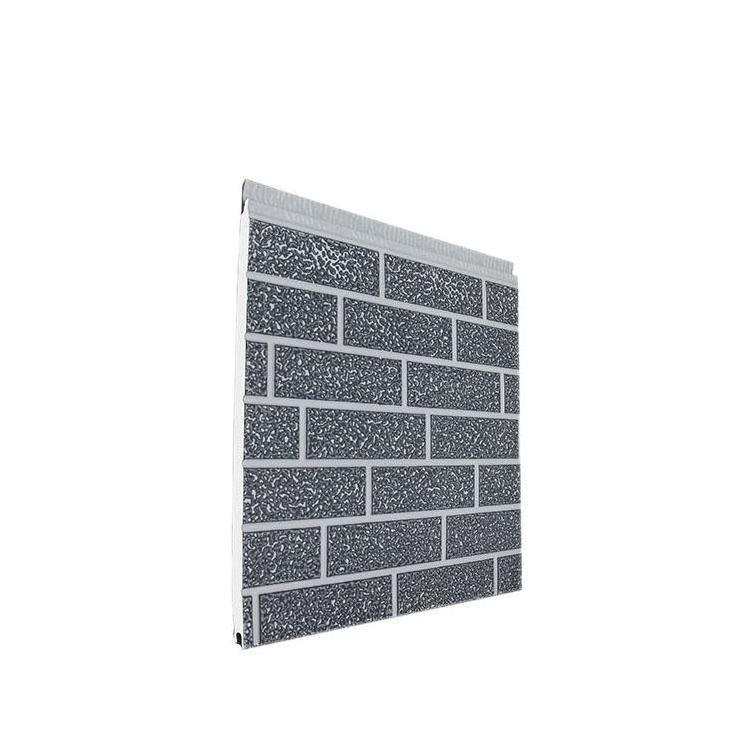 2022 Polyurethane PU foam panel exterior decorative siding brick metal wall panel