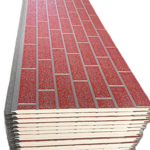 2022 Polyurethane PU foam panel exterior decorative siding brick metal wall panel