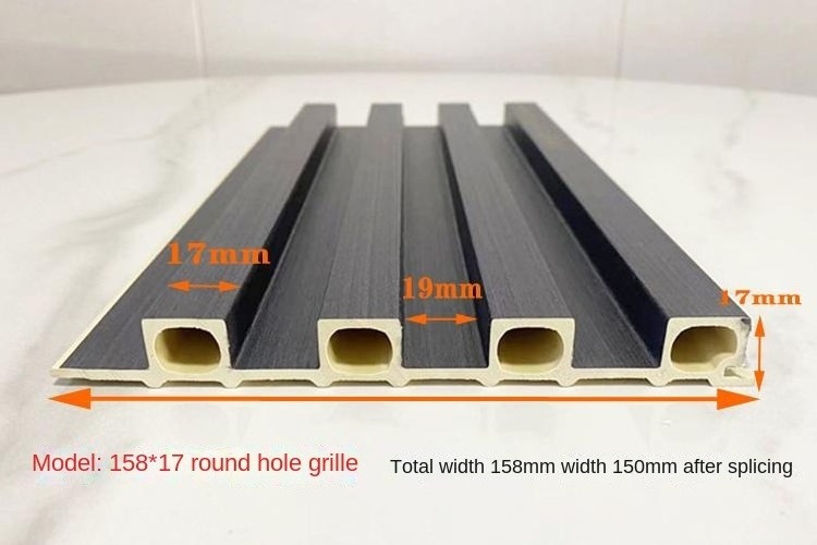 Interior Decoration Fluted Wall Panels Decorative Wood Alternative Wpc ...