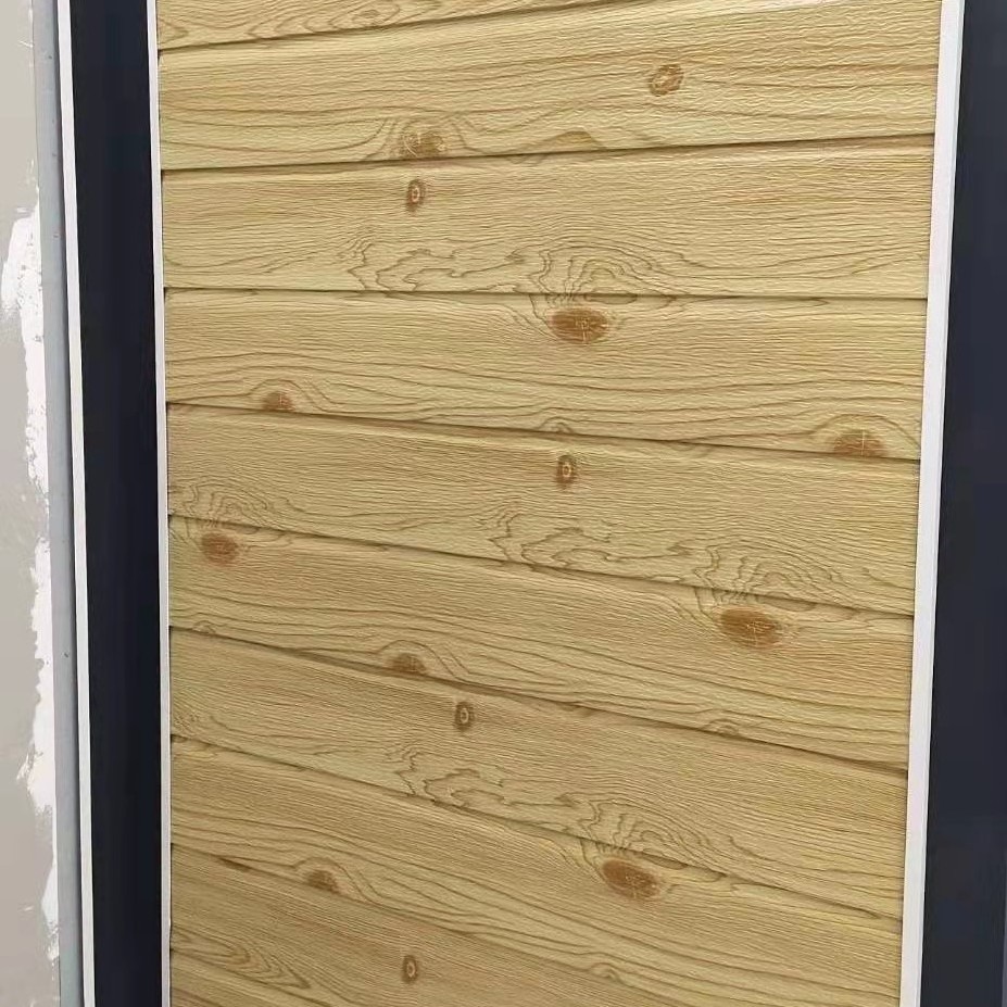 2022 hot sell Decorative Exterior Wall Cladding Panel PU Sandwich Panels Fire-retardant wall panel